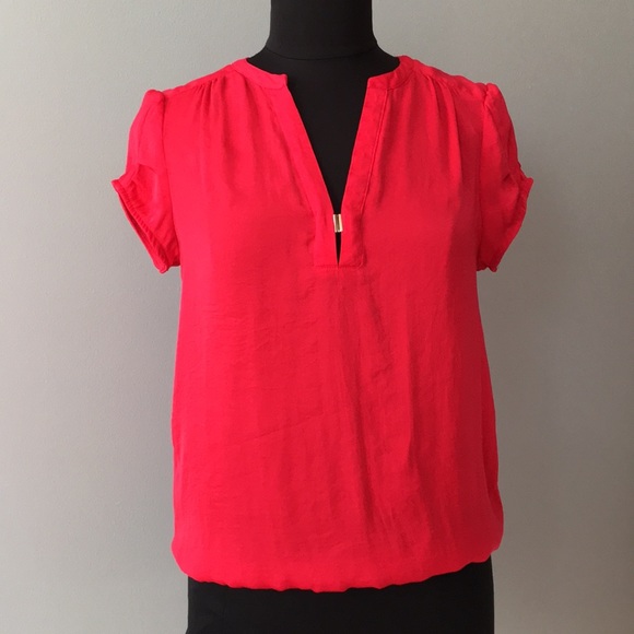 ZARA Short Sleeve Blouse - Picture 2 of 7
